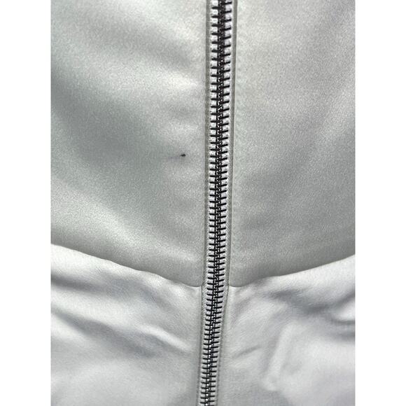 Bronx and Banco Elena Strapless Feather Gloves White Bridal Maxi Dress Sz Large - Picture 10 of 14